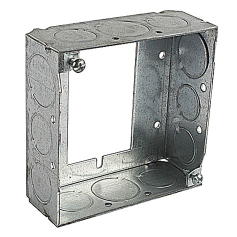 4 in steel square box extension ring|4s single gang extension box.